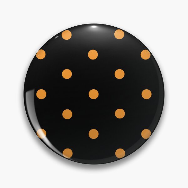 Item preview, Small ORANGE and BLACK POLKA DOTS designed and sold by RachelMacht.