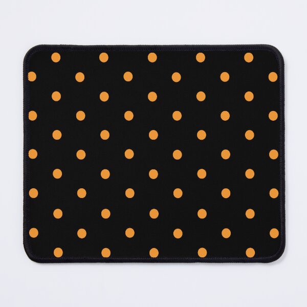 Item preview, Small ORANGE and BLACK POLKA DOTS designed and sold by RachelMacht.