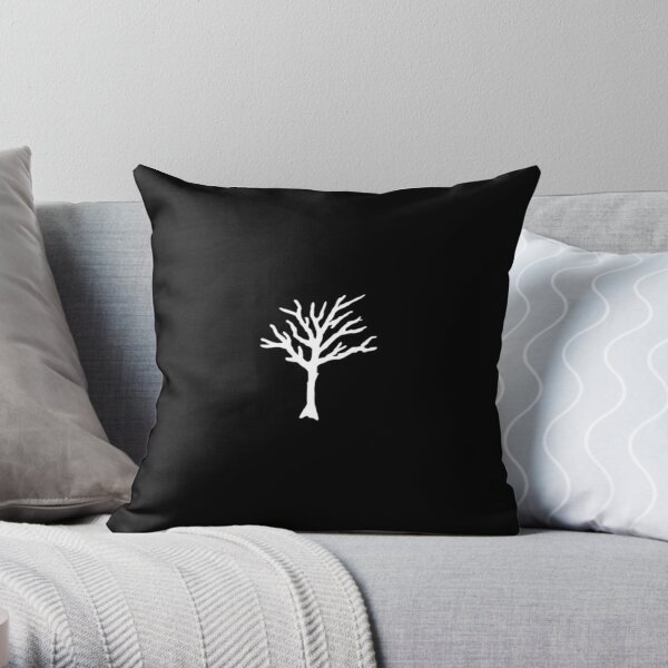 tree tatto Throw Pillow