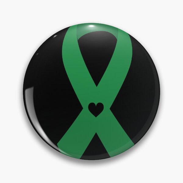 Item preview, green ribbon, liver cancer awareness designed and sold by BlueDiamond-19.