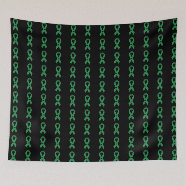 Item preview, green ribbon, liver cancer awareness designed and sold by BlueDiamond-19.