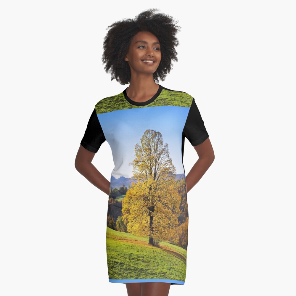 Item preview, Graphic T-Shirt Dress designed and sold by wildfaun.