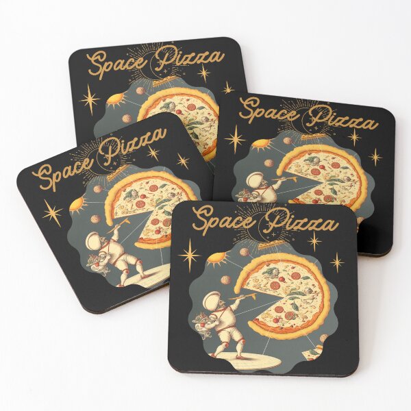 Item preview, Fantasy on the theme of Pizza in space Vintage comics Space Pizza designed and sold by GorinART.