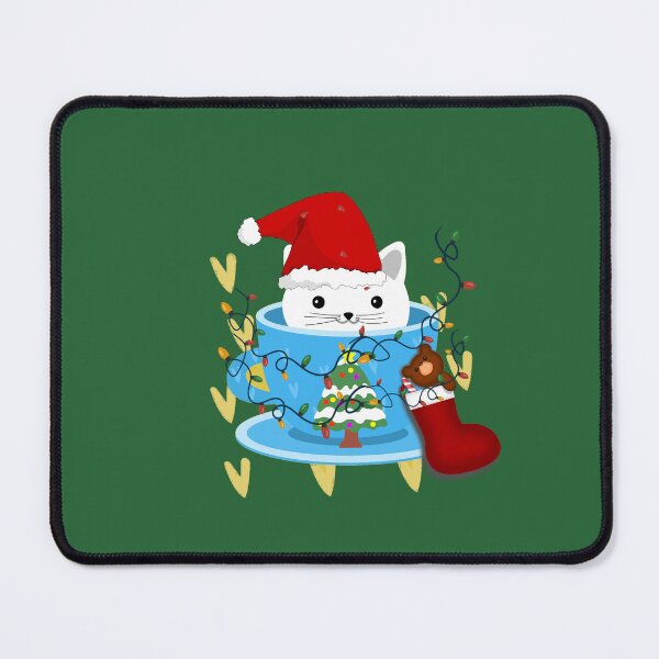 Item preview, Meowy Catmas Cat Christmas Tree Xmas Girls Boys Funny Santa designed and sold by DiensDesign.