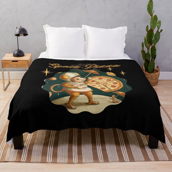 Item preview, Fantasy on the theme of Pizza in space Vintage comics Space Pizza designed and sold by GorinART.