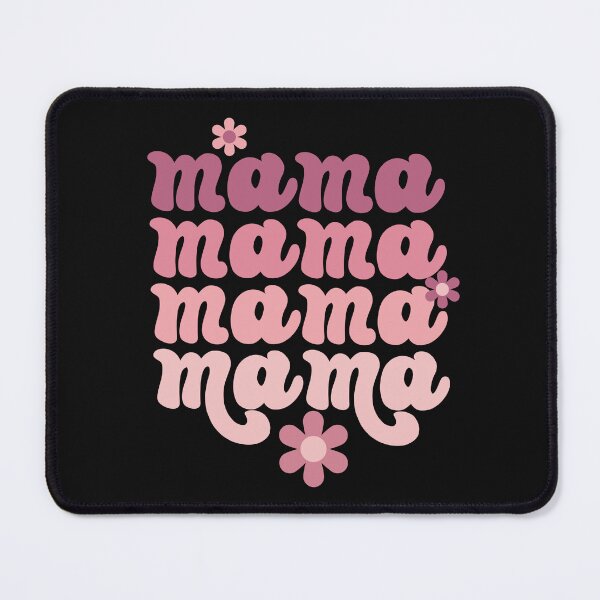 Item preview, Retro Pink Mama Typography designed and sold by HappyLifeCreate.