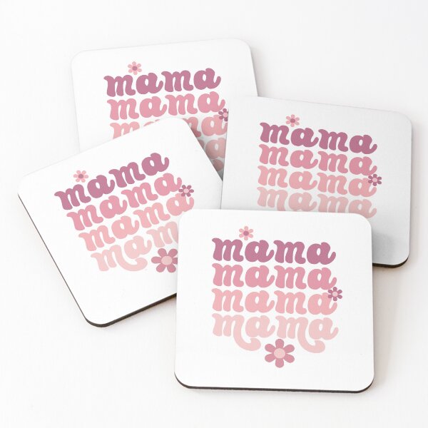 Item preview, Retro Pink Mama Typography designed and sold by HappyLifeCreate.