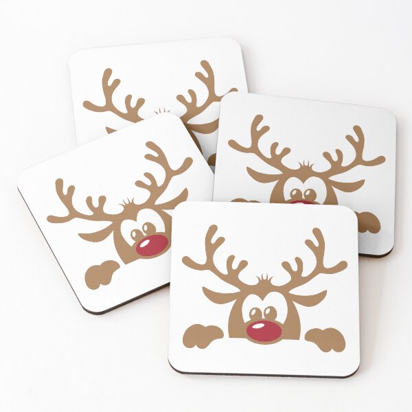 Item preview, Reindeer with red nose designed and sold by RevivalGraphic.