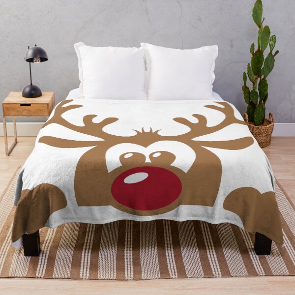 Item preview, Reindeer with red nose designed and sold by RevivalGraphic.