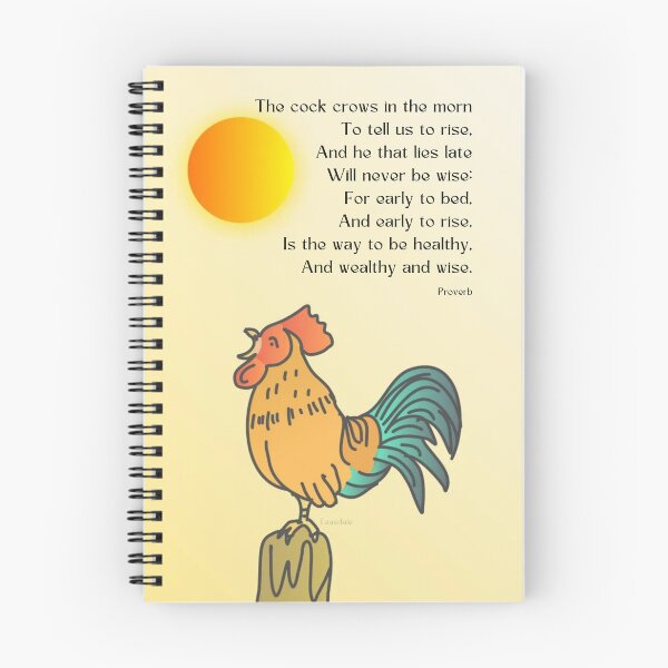 Item preview, Nursery Rhymes - Early to bed, early to rise designed and sold by teasdaledesign.