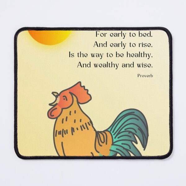 Item preview, Nursery Rhymes - Early to bed, early to rise designed and sold by teasdaledesign.