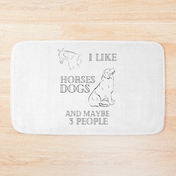 Item preview, I Like Horses Doges And Maybe 3 People  designed and sold by Simo0455.