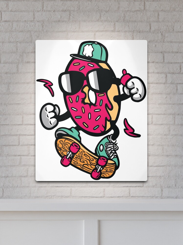 Ninja Ice Cream Samurai Cartoon Art Board Print for Sale by ThatMerchStore