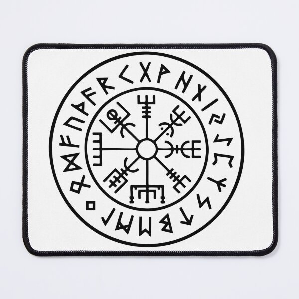 Item preview, Viking Compass Vegvisir Rune Amulet designed and sold by sweetanndspooky.