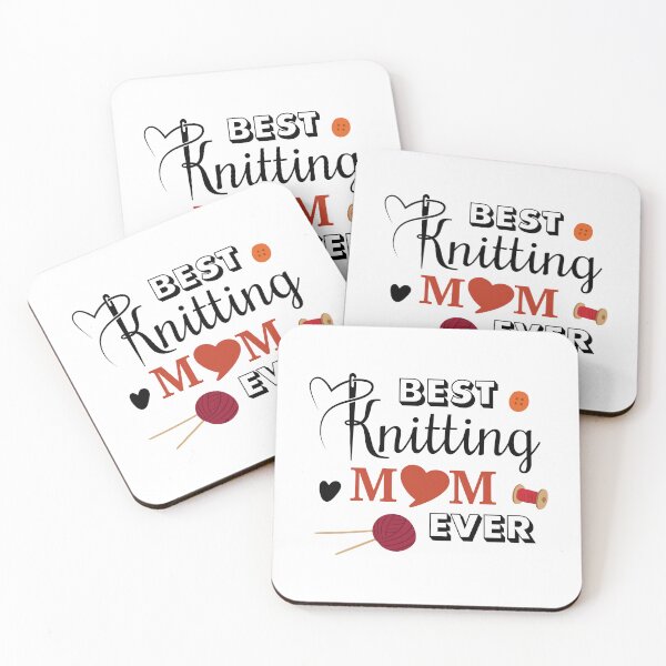 Item preview, Best Knitting Mom Ever, Gifts for Knitters designed and sold by Chillygraphics.