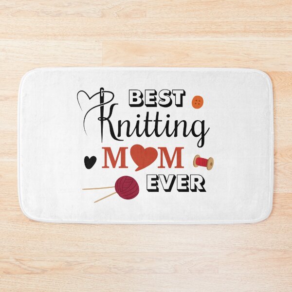 Item preview, Best Knitting Mom Ever, Gifts for Knitters designed and sold by Chillygraphics.