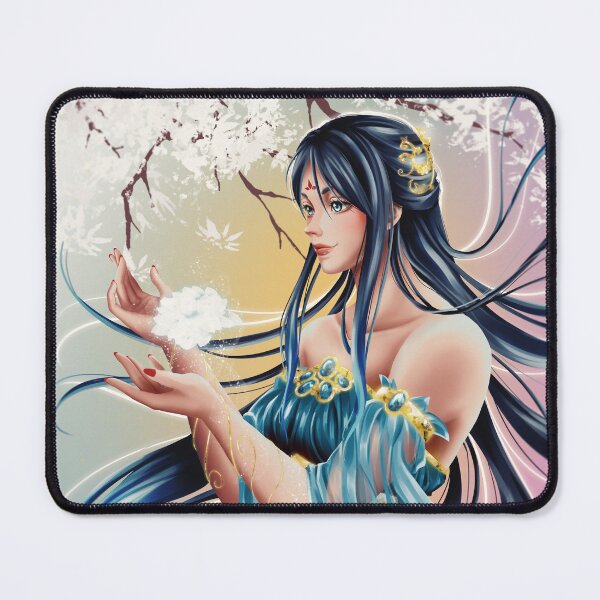 Item preview, Girl holding a flower under sakura tree designed and sold by mizuyro.