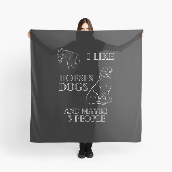 Item preview, I Like Horses Doges And Maybe 3 People designed and sold by Simo0455.