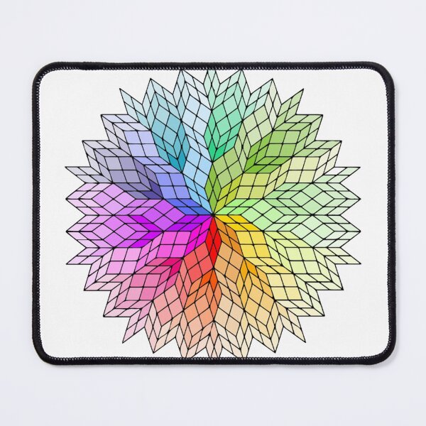 Item preview, Ombre Rainbow Mandala designed and sold by PurrfectPixels.
