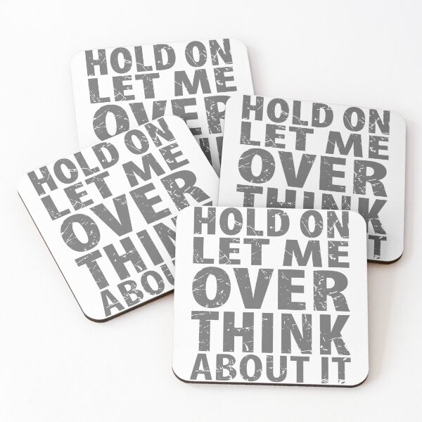 Item preview, Hold On Let Me Overthink About It Introvert Funny Quote designed and sold by TravelScientist.