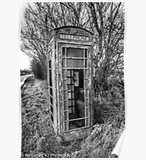 British Telephone Box Poster