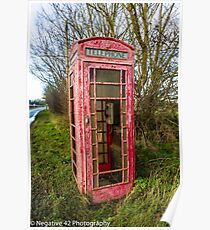 British Telephone Box Poster