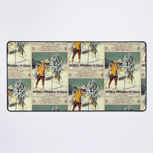 Item preview, Early 1920s winter sports Italy travel advert Alps designed and sold by aapshop.