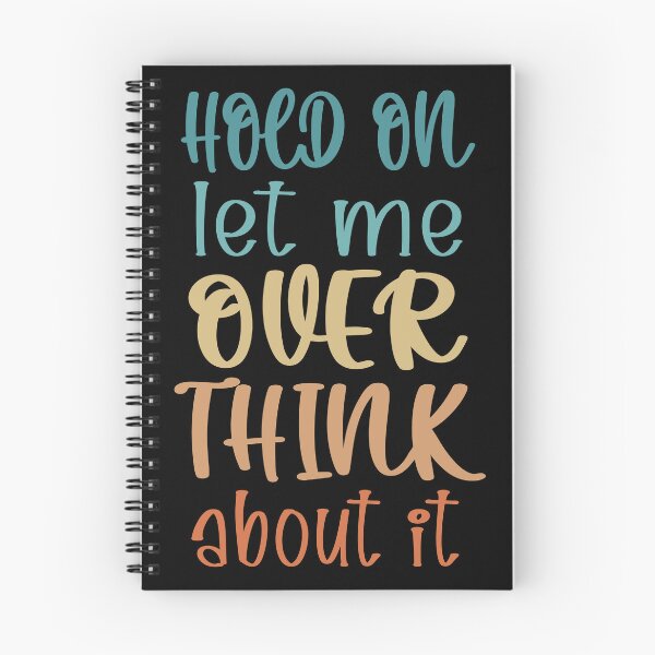 Item preview, Hold On Let Me Overthink About It Introvert Funny Quote designed and sold by TravelScientist.