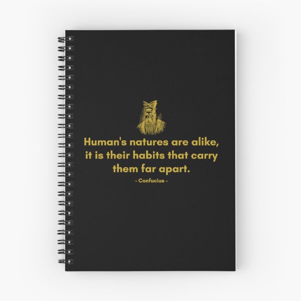 Item preview, Human's natures are alike, it is their habits that carry them far apart. | Quote from Confucius | Motivational Quote designed and sold by Philosopherous.