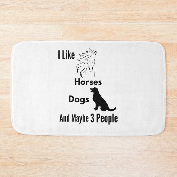 Item preview, I Like Horses Doges And Maybe 3 People  designed and sold by Simo0455.