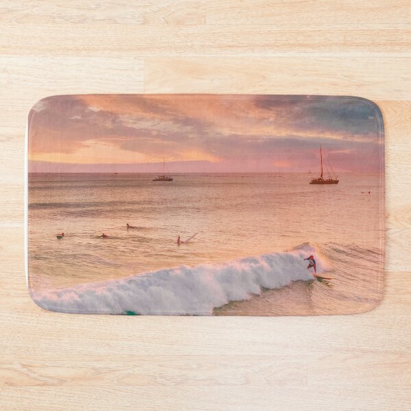Item preview, It's Surfing time with Waves on Beach perfect catch designed and sold by Hohohaxi.