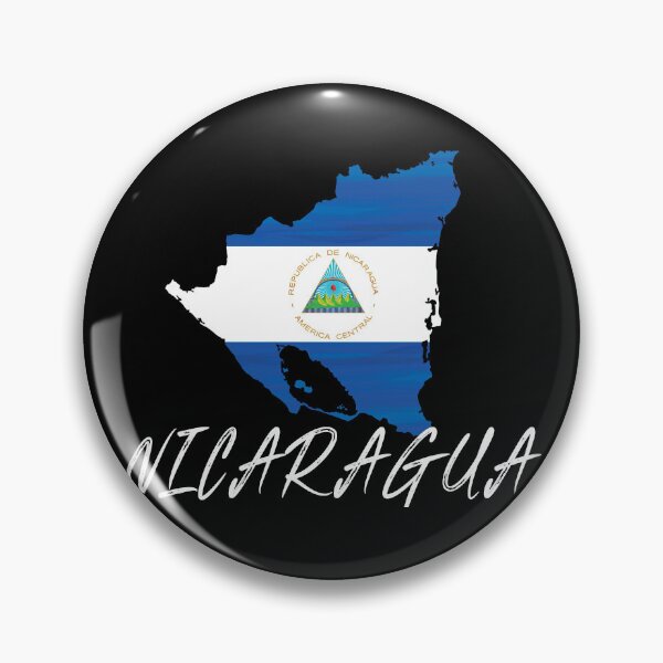 Item preview, Nicaragua Flag Vintage Black And Whait Text  designed and sold by CuteHigh01.