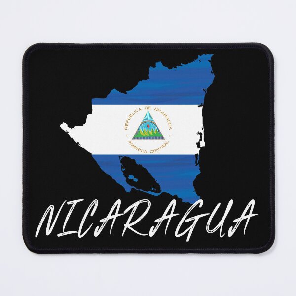Item preview, Nicaragua Flag Vintage Black And Whait Text  designed and sold by CuteHigh01.