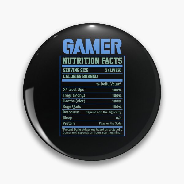 Item preview, Gamer Nutrition designed and sold by RockBeeDesigns.