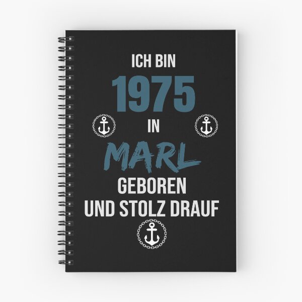 Item preview, Born in Marl in 1975 and proud of it - gift designed and sold by schmollschnute.