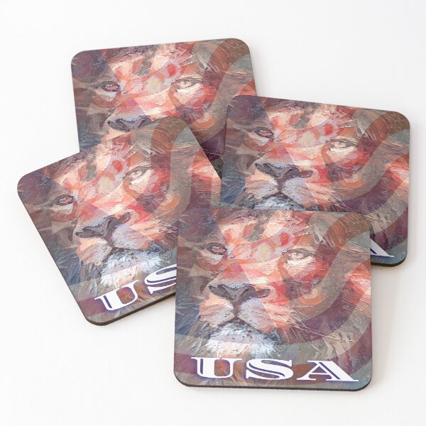 Item preview, USA Proud Lion designed and sold by AmericaFreedom.