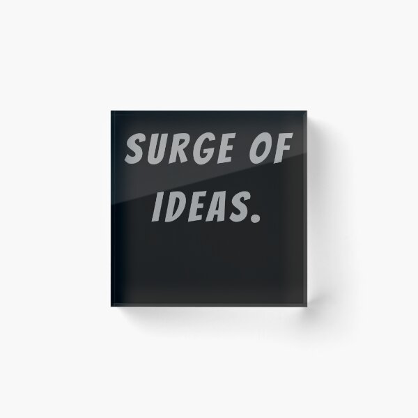 Item preview, Surge Of Ideas. - Small Subtitle Version designed and sold by SN-MI.