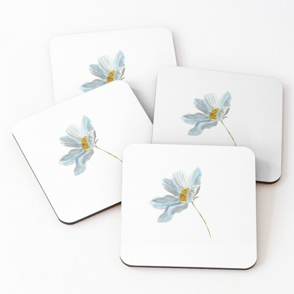 Item preview, Camomile daisy flower a cute watercolor sketch  designed and sold by Yana Mustafina | Boho Soulful Designs.