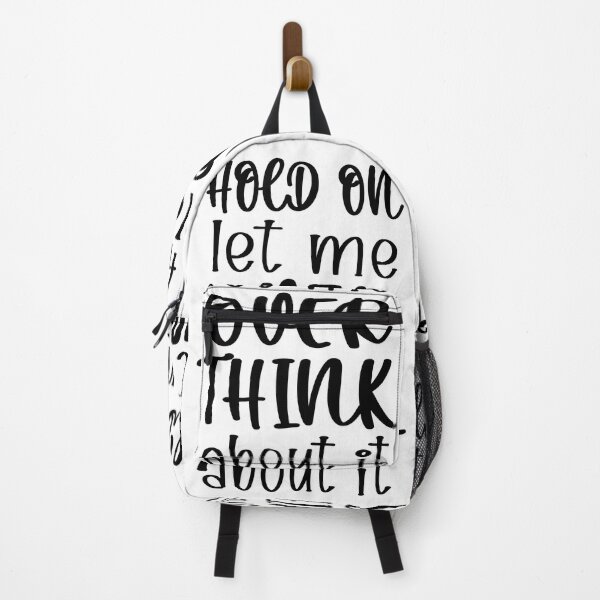 Item preview, Hold On Let Me Overthink About It Introvert Funny Quote designed and sold by TravelScientist.