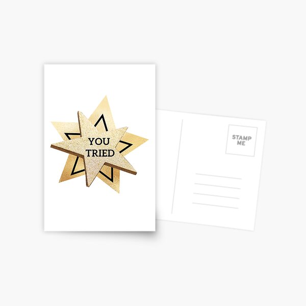 You Get a Gold Star Postcards (Package of 8)