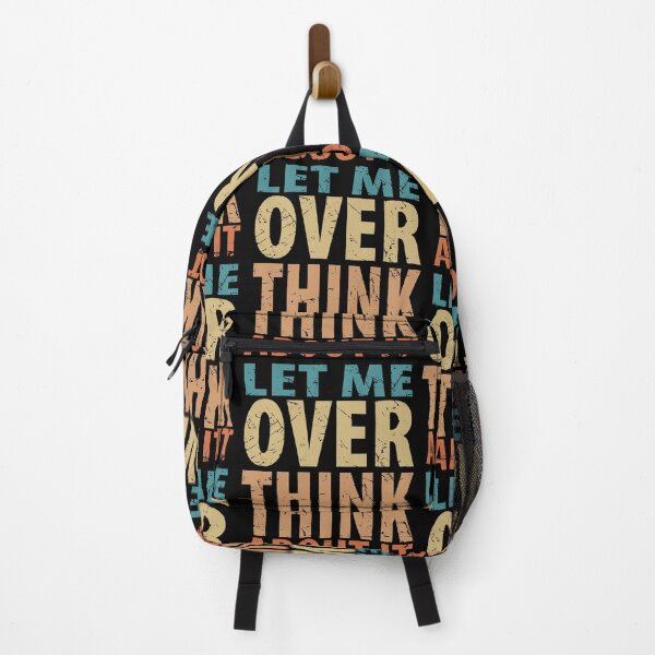 Item preview, Let Me Overthink About It Introvert Funny Quote designed and sold by TravelScientist.