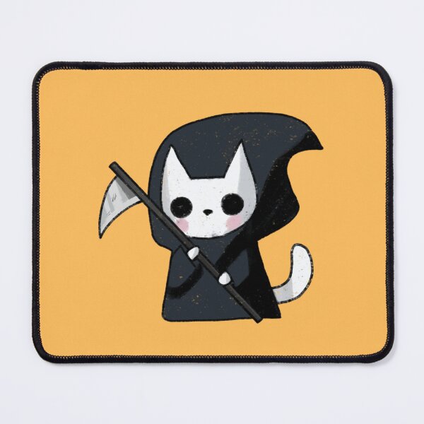 Item preview, Grim reaper cat drawing designed and sold by Mayarart.