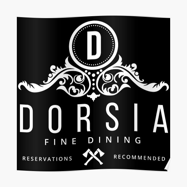 "Dorsia Fine Dining Restaurant" Poster for Sale by Odong Redbubble