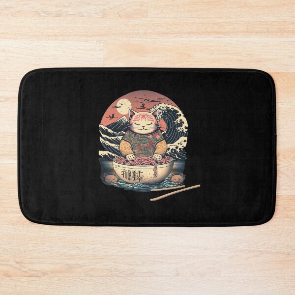 Item preview, Ramen Lover Cat 6 designed and sold by TheSamuraiCat.