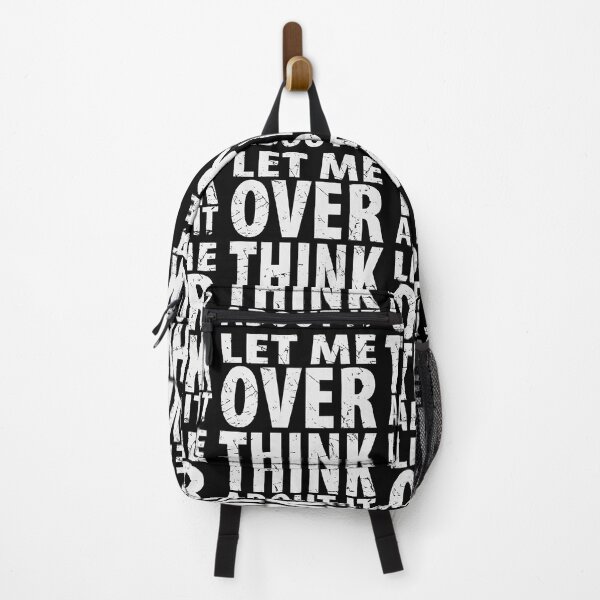 Item preview, Let Me Overthink About It Introvert Funny Quote designed and sold by TravelScientist.