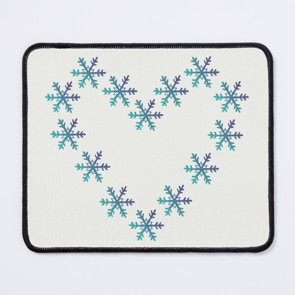 Item preview, Snowflake Heart in Merging Colors designed and sold by Katjushka.