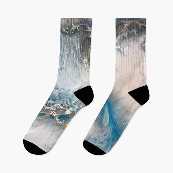 Item preview, Fluid Blue and Brown Abstract designed and sold by EleenArt.