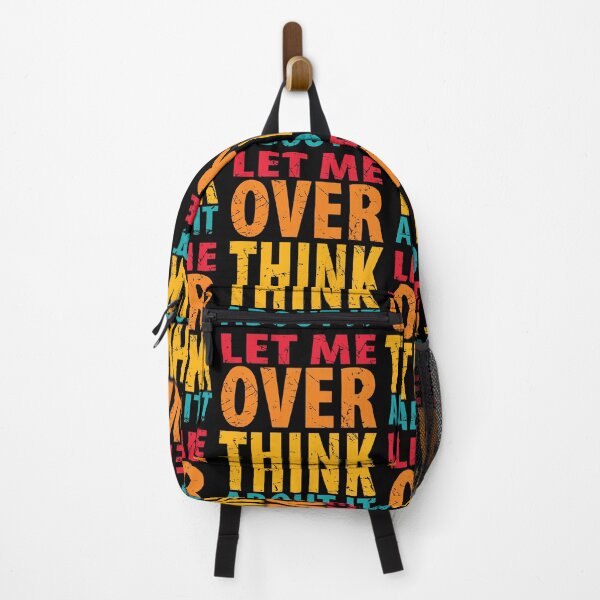Item preview, Let Me Overthink About It Introvert Funny Quote designed and sold by TravelScientist.