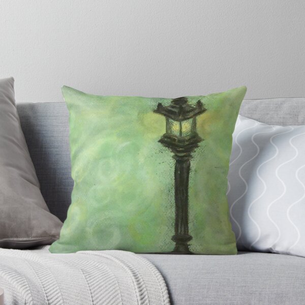 Aperçu de l'œuvre Lamp Post in Green créée et vendue par Jen Hallbrown.