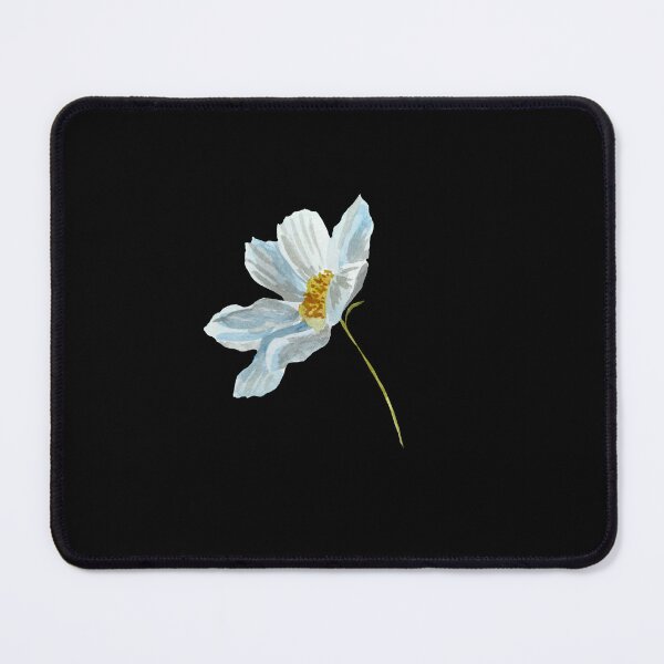 Item preview, Camomile daisy flower a cute watercolor sketch black designed and sold by Yana Mustafina | Boho Soulful Designs.